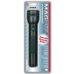 MAGLITE 2 D-CELL BLACK FLASHLIGHT