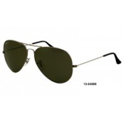 RAY-BAN POLARIZED AVIATOR GUNMETAL- GREEN 58MM