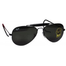 RAY-BAN AVIATOR OUTDRS BLK 58M