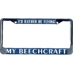 MY BEECHCRAFT LICENSE FRAME