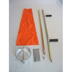 AWS PORTABLE WINDSOCK 6"X24"