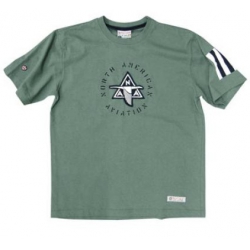 NAA APPLIQUE TEE KHAKI GREEN SML