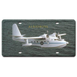 ALBATROSS METAL LICENSE PLATE 12X6