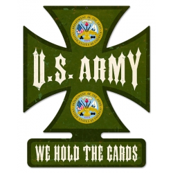 IC11 ARMY METAL SIGN 14.5 X 18.5