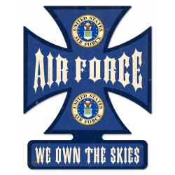 IC13 AIR FORCE METAL SIGN 14.5 X 18.5