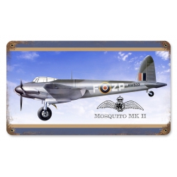 MOSQUITO METAL SIGN 14X8