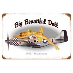 MTL Sign P-51 Pin Up