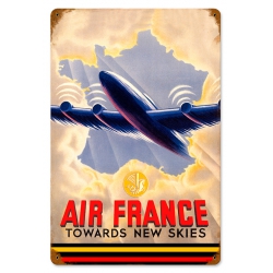 AIR FRANCE METAL SIGN 12X18