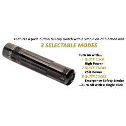 MAGLITE XL50 BLACK LED FLASHLIGHT