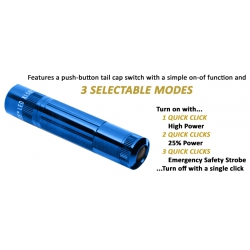 MAGLITE XL50 BLUE LED FLASHLIGHT