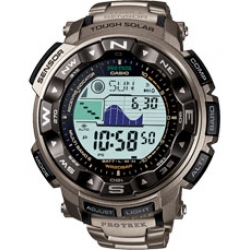 CASIO PRO TEK SOLAR POWER TIDE MOON TITANIUM BAND