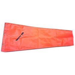 WINDSOCK 10"X36" NYLON ORANGE