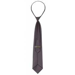 ZIPPER TIE BLACK