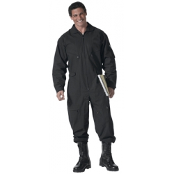Mens Black Flight Suit - Medium