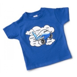 BOEING TODDLER AIRPLANE PARTS ROYAL T-SHIRT 2T