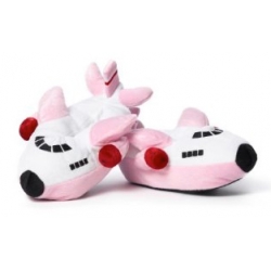 BOEING GIRLS AIRPLANE SLIPPERS PINK LRG