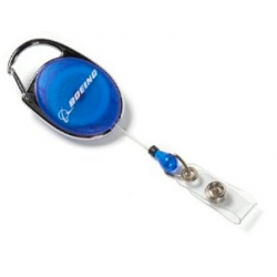 BOEING CARABINER RETRACTABLE BADGE HOLDER