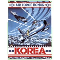 F86 Sabre Jet Porcelain Sign