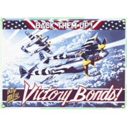 P38 Lightning Porcelain Sign