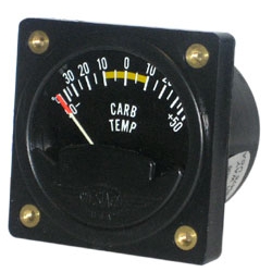 Carb Temperature Gauge Round