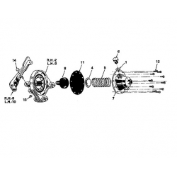 SCOTT TYPE DIAPHRAGM FOR BRAKE CYLINDER