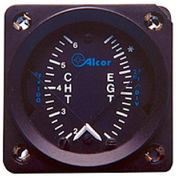 46126 ALCOR DUAL METER EGT/CHT