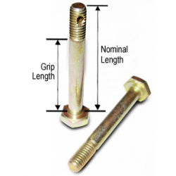 Bolt Undrilled AN3-10A from Aircraft Spruce