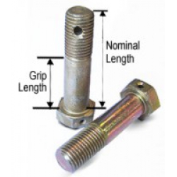 BOLT UNDRILLED AN6-24A