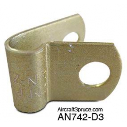 PLAIN CLAMP AN742-D15 ALUM