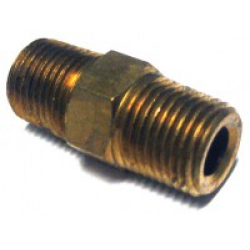 AN911-2 Brass Nipple from Aircraft Spruce and Specialty Co.