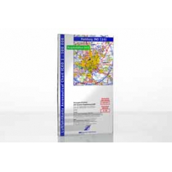 ICAO Chart Hamburg 2012, folded, laminated from DFS Deutsche Flugsicherung GmbH