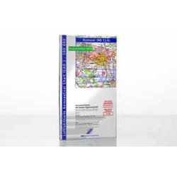 ICAO Chart Hannover 2012, flat, laminated from DFS Deutsche Flugsicherung GmbH