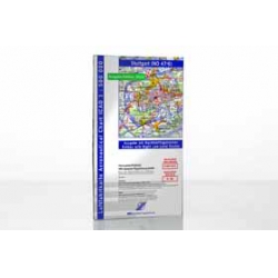 ICAO Chart Stuttgart 2012, folded, paper + night routes from DFS Deutsche Flugsicherung GmbH