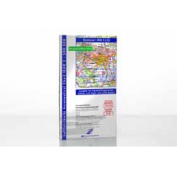 ICAO Chart Hannover 2012, flat, laminated + night routes from DFS Deutsche Flugsicherung GmbH