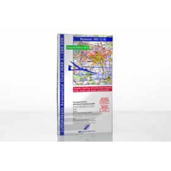 ICAO Glider Chart Hannover 2012, folded, paper from DFS Deutsche Flugsicherung GmbH