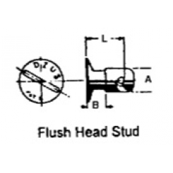 FJ4-45SS DZUS FLUSH HEAD STUD