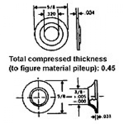 GH3 ALUMINUM HALF GROMMET