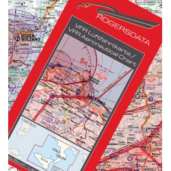 Rogers Data VFR Chart South Italy - Lampedusa - Malta from Rogers Data GmbH