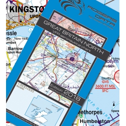 Rogers Data VFR Chart Great Britain North from Rogers Data GmbH