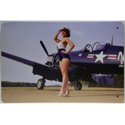 SEXY BEAUTY RETRO POSTER VINTAGE METAL SIGN 30x20