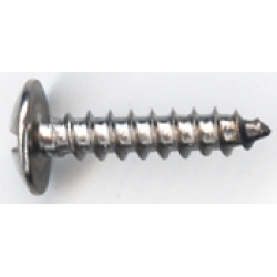 8X3/4-A-Tr-Sh Stainless Steel Slot Sm Screw