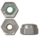 MS17830-010C NYL HEX NUT COARS