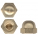 NUT CAP AC832 SOLID BRASS