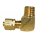 BRASS ELBOW 90D 1/8"NPT 1/8" C