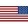 AMERICAN FLAG DECAL STRAIGHT 4" RIGHT