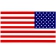 AMERICAN FLAG DECAL STRAIGHT 6" RIGHT