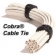 COBRA CABLE TIE 7.5" 50LB BLACK PACK OF 100