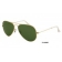 RAY-BAN POLARIZED AVIATOR ARISTA / GREEN 58MM