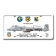 THUNDERBOLT II METAL LICENSE PLATE 12X6