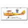 TIGER MOTH T2 METAL LICENSE PLATE 12X6